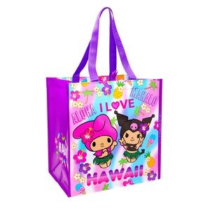 NWT 🌴🩷💜 My Melody & Kuromi Hawaii Reusable Bag (Hawaii Exclusive)